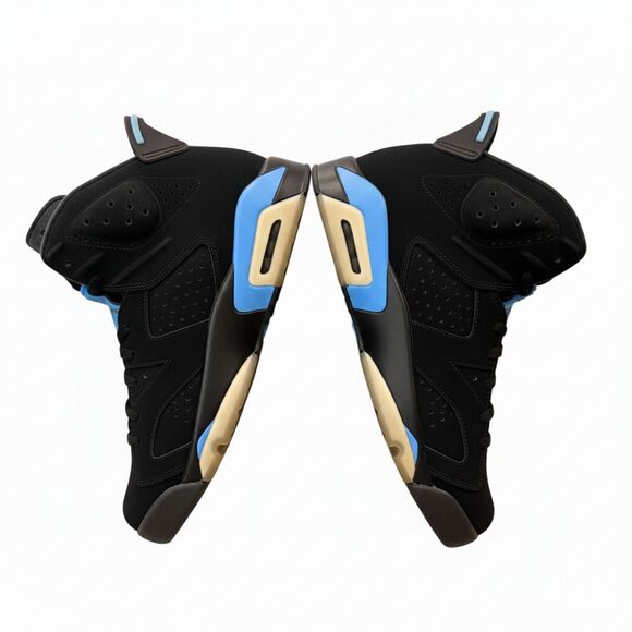 Jordan Mens 10.5 6 Retro UNC Black University Blue 2017 Championship Basketball main image 10